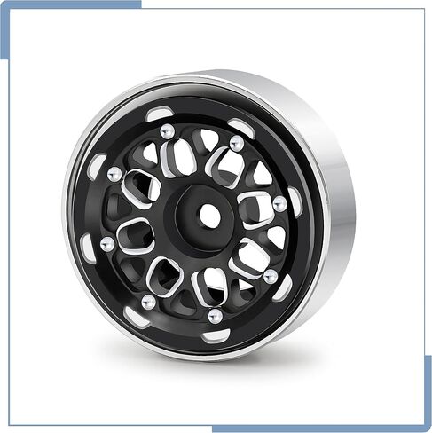 4 قطعة RC سبائك الألومنيوم 1.0 عجلات 1.0 عجلات Beadlock لعجلات TRX4M SCX24 عجلات ترقيات ، التيتانيوم in Kuwait