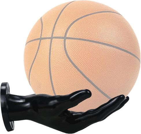 Hand Shaped Basketball Holder Wall Mount Gifts Basketball Room Decor Accessories Art Ball Decor Stand for Basketball, Football, Soccer, Volleyball in Saudi Arabia