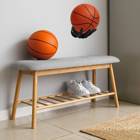 Hand Shaped Basketball Holder Wall Mount Gifts Basketball Room Decor Accessories Art Ball Decor Stand for Basketball, Football, Soccer, Volleyball in Saudi Arabia