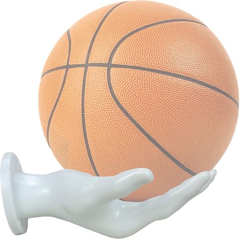 Hand Shaped Basketball Holder Wall Mount Gifts Basketball Room Decor Accessories Art Ball Decor Stand for Basketball, Football, Soccer, Volleyball in Saudi Arabia