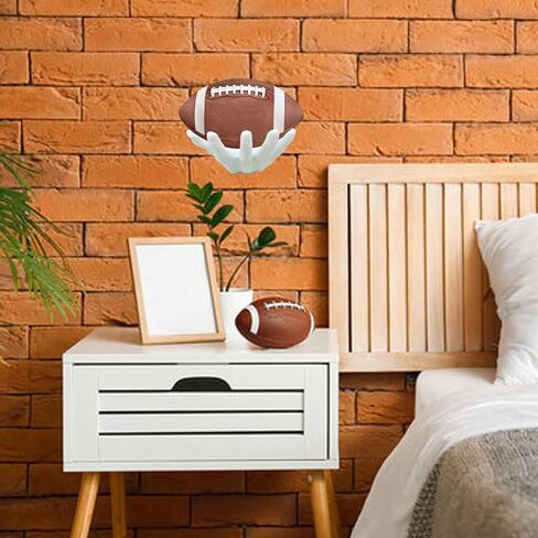 Hand Shaped Basketball Holder Wall Mount Gifts Basketball Room Decor Accessories Art Ball Decor Stand for Basketball, Football, Soccer, Volleyball in Saudi Arabia