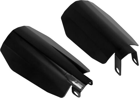 Motorcycle Handguards Coffin Cut Hand Guards Fit for Harley Sportster XL 883 1200 Touring Street Glide Road King Electra Glide Bagger (Bright Black-Large) in Saudi Arabia
