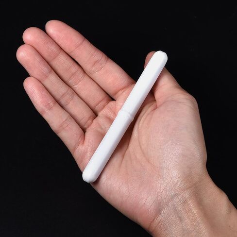 MECCANIXITY Magnetic Stirrer Mixer Stir Bar Rod 100mm(4") x10mm with Ring Shape Coating Magnet White for Laboratory in Saudi Arabia
