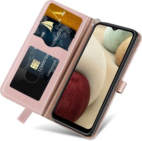 Case for Samsung Galaxy S23 FE 5G, PU Leather Flip Shell with Card Slots Magnetic Closure Strap Hand Shockproof Kickstand Case for Samsung Galaxy S23 FE 6.4 inch, Turquoise in Kuwait