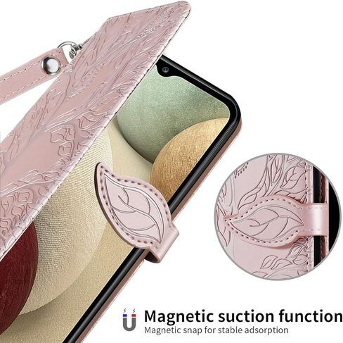 Case for Samsung Galaxy S23 FE 5G, PU Leather Flip Shell with Card Slots Magnetic Closure Strap Hand Shockproof Kickstand Case for Samsung Galaxy S23 FE 6.4 inch, Turquoise in Kuwait