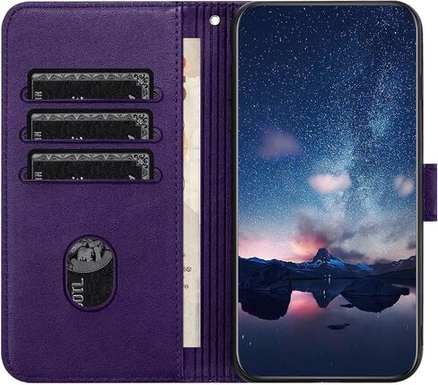 Case for Samsung Galaxy S23 FE 5G, PU Leather Folio Flip Shell with Card Slots Magnetic Clasp Strap Hand Shockproof Multi-Angle Stand Case for Samsung Galaxy S23 FE 6.4 inch, Green in Saudi Arabia