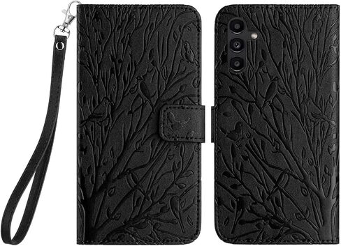 Case for Samsung Galaxy S23 FE 5G, PU Leather Folio Flip Shell with Card Slots Magnetic Clasp Strap Hand Shockproof Multi-Angle Stand Case for Samsung Galaxy S23 FE 6.4 inch, Green in Saudi Arabia