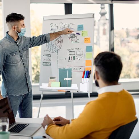 2 Pcs 17in Magnetic Book Shelf for Whiteboard Acrylic Magnetic Book Holder Floating Book Shelves with Pencil Holders for Kids Room Teacher Office Picture Books and File Display-NO PENS in Kuwait