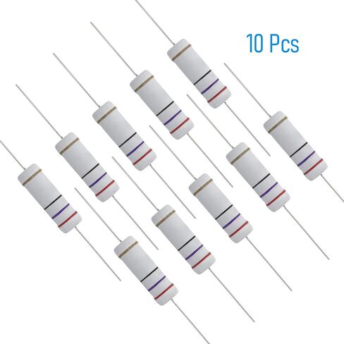 10 PCS 30 Ohm Resistor Axial Lead, 5W 5% Tolerance Metal Oxide Film Resistor, Flame Proof for DIY Electronic, Audio-Video Projects in Saudi Arabia
