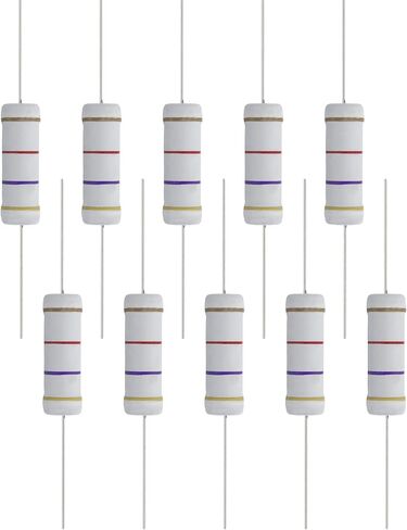 10 PCS 30 Ohm Resistor Axial Lead, 5W 5% Tolerance Metal Oxide Film Resistor, Flame Proof for DIY Electronic, Audio-Video Projects in Saudi Arabia