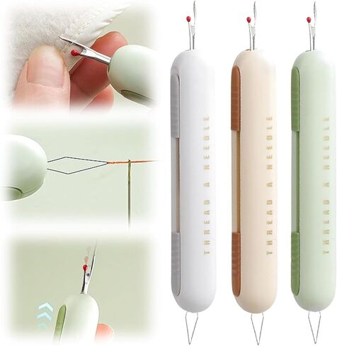 2 في 1 إبرة خيط درزات ممزق، ترقية ممزق الدرزات، خيوط ومزيل الدرزات، أداة ممزق الدرزات للخياطة، مستلزمات إزالة خيط الحياكة (3 قطع) in Kuwait