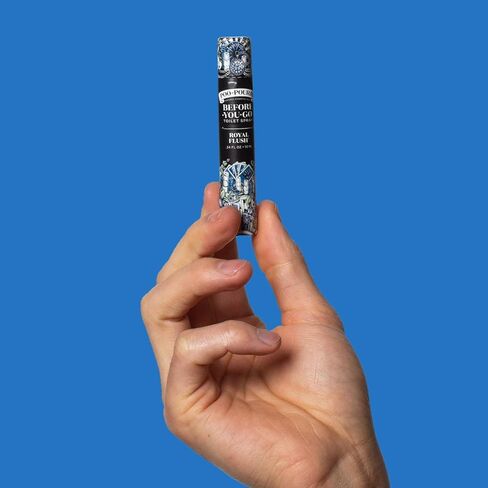 بخاخ المرحاض Poo-Pourri Before-You-Go، حجم السفر 10 مل، زجاجات الفانيليا والنعناع والتدفق الملكي والتوت السحابي والبنفسج الحلو - 5 عبوات in Saudi Arabia