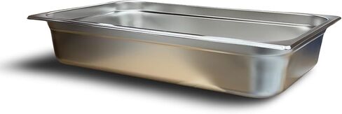 عدد 2 مقلاة طاولة بخار قياسية من الفولاذ المقاوم للصدأ بحجم كامل من Stanton مقاس 4 بوصات NSF عميق in Kuwait