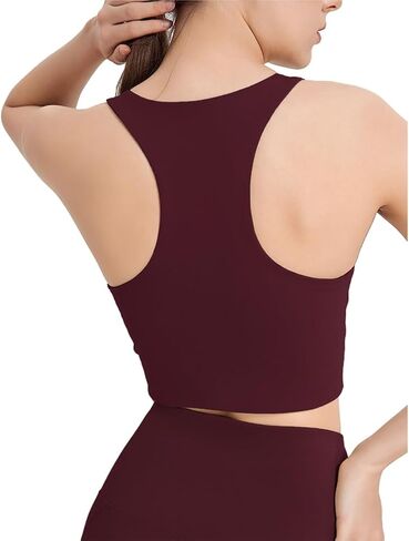 Women's Sports Bra Y-Back Racerback Sports Bra Yoga Gym Workout Fitness Seamless Bra for Women in Saudi Arabia