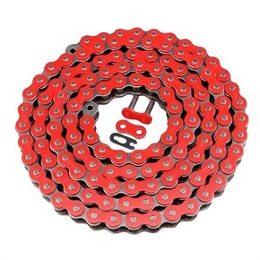 DREAM MOTION Motorcycle 428 Chain 108 Links Drive Chain Transmission System Parts for Honda Kawasaki Yamaha 125cc ~ 250cc SSR YCF Street Bike Quad Scooter ATV Dirt Pit Bike Accessories (أحمر) in Kuwait