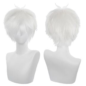 Short Spiked Wig Cosplay Costume for Halloween Party Wig in Kuwait