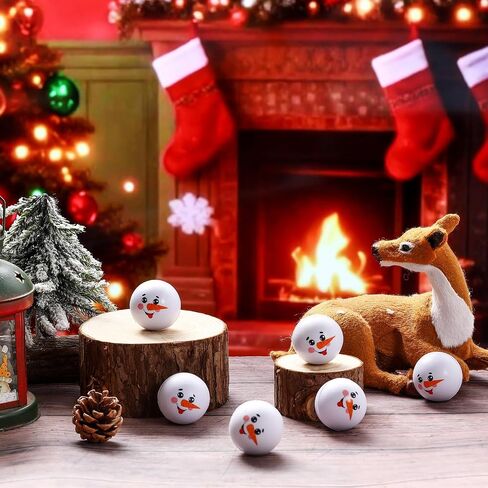 20 Pcs Snowman Stress Ball Snowmen Stress Toys Stress Relief Cute Christmas Party Favors for Party Bag Filler Stocking Stuffers Gifts Suitable for Ages 3+ in Saudi Arabia