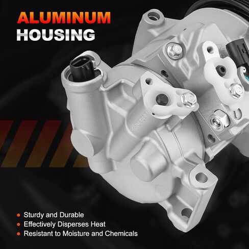 Air Conditioner AC Compressor with Clutch Compatible with Toyota Camry 2.5L 2012-2017, RAV4 2.5L 2009-2012 Replace 88310-08080, 88310-08081, 88310-08082 in Saudi Arabia