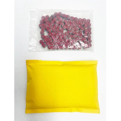 DREAM MOTION Motorcycle 428 Chain 108 Links Drive Chain Transmission System Parts for Honda Kawasaki Yamaha 125cc ~ 250cc SSR YCF Street Bike Quad Scooter ATV Dirt Pit Bike Accessories (أحمر) in Kuwait