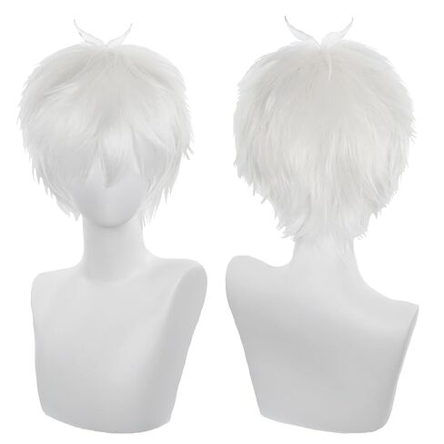 Short Spiked Wig Cosplay Costume for Halloween Party Wig in Kuwait