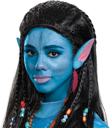 شعر مستعار للكبار من Disguise Avatar، إكسسوارات أزياء Disney Avatar Way of the Water الرسمية للبالغين in Saudi Arabia