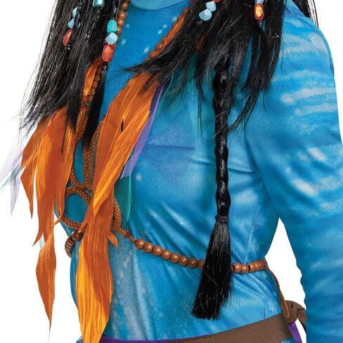 شعر مستعار للكبار من Disguise Avatar، إكسسوارات أزياء Disney Avatar Way of the Water الرسمية للبالغين in Saudi Arabia