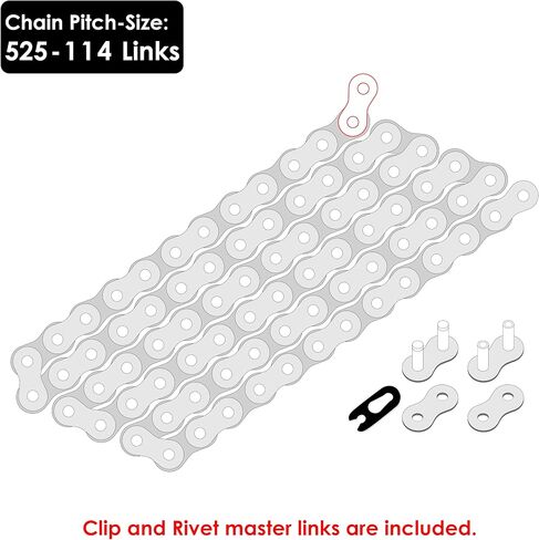 Caltric Drive Chain Compatible with Honda Rebel 1100 CMX1100 DCT 2021 2022 2023 in Saudi Arabia