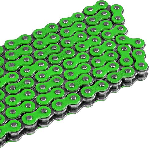 Caltric Green Drive Chain Compatible with Kawasaki Klx300 1997-2001 / Klx300R 1997-2007 in Saudi Arabia