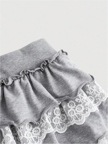 SHENHE Women's Y2k Ruffle Shorts Tiered Layer Lace High Waist Kawaii Coquette Shorts in Saudi Arabia
