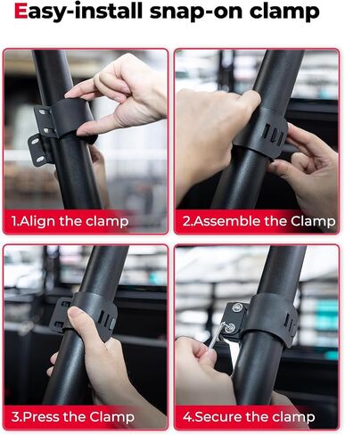 KEMIMOTO 2-in-1 UTV Front Flip Windshield with Upgraded Clamps Compatible with CFMOTO ZForce 950 HO SPORT (2022-2023) / HO EX (2022-2024) / ZForce 950 (2020-2022) ,Clear Visibility, Easy Installation in Saudi Arabia