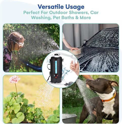 HappyPo Camping Shower - Portable Camping Solar Shower Pump in Saudi Arabia