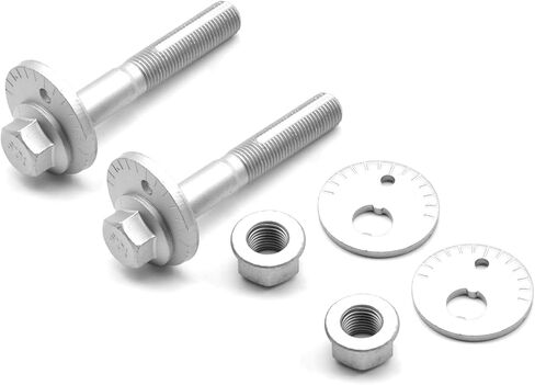 2 Set Rear Camber Adjustment Eccentric Bolt Kit DG9Z-5K978-A Compatible For Ford Edge Fusion Mustang For Lincoln MKX MKZ 7T4Z-5K751-A W716343-S440 (6 PCS) in Saudi Arabia