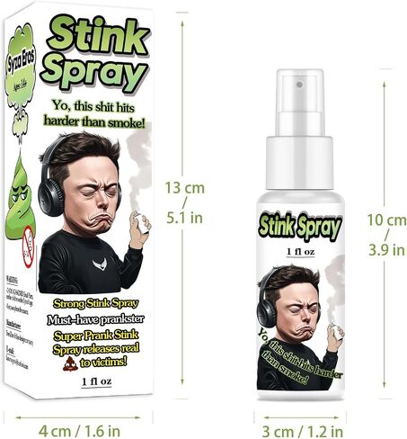 Trump Extra Strong Stink Spray Prank, Potent Stink Spray, Liquid Ass Stink Spray, Stink Spray Smells Like Poo, Super Strong Spray Pranks, Extra Strong Poop Spray for Adults in Saudi Arabia