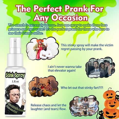 Trump Extra Strong Stink Spray Prank, Potent Stink Spray, Liquid Ass Stink Spray, Stink Spray Smells Like Poo, Super Strong Spray Pranks, Extra Strong Poop Spray for Adults in Saudi Arabia