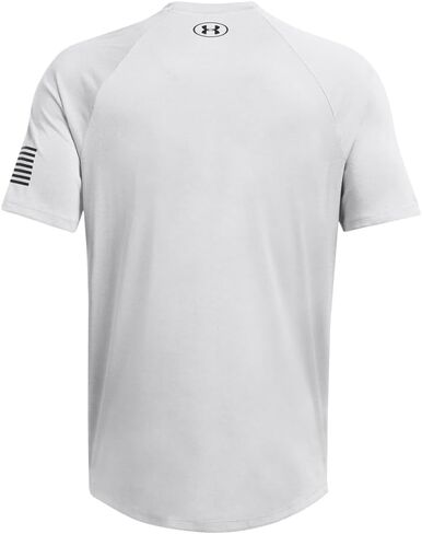 Under Armour - Mens Freedom Tech T-Shirt, Color Black (001), Size: 4X-Large in Saudi Arabia
