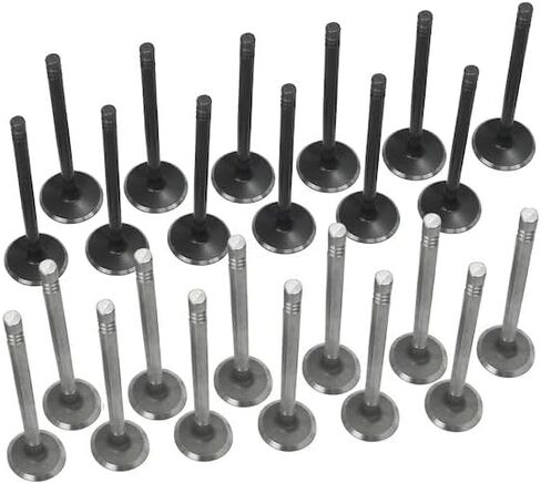Intake and Exhaust Valve Kit - 24 Piece - Compatible with 2006-2010 Dodge Charger SE SXT Sedan 3.5L V6 in Saudi Arabia