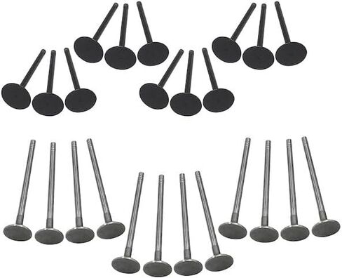 Intake and Exhaust Valve Kit - 24 Piece - Compatible with 2006-2010 Dodge Charger SE SXT Sedan 3.5L V6 in Saudi Arabia