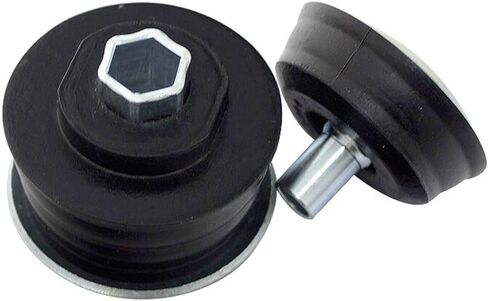 KF04058BK طقم جلبة تثبيت على الجسم لـ 1999-2007 Ford F250 F350 Super Duty 2WD 4WD، حامل كابينة الجسم باللون الأسود مع أكمام وأجهزة فولاذية in Saudi Arabia