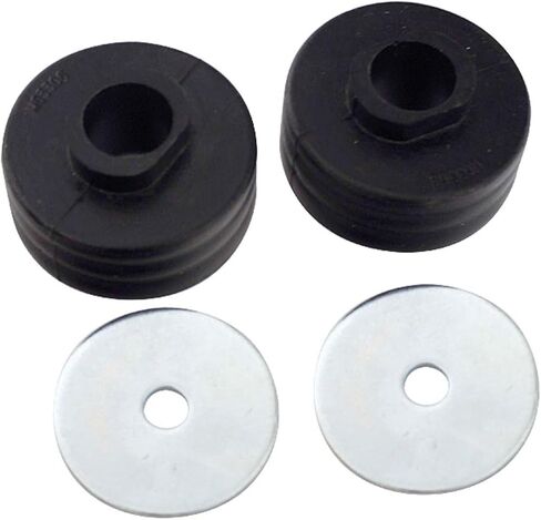 KF04058BK طقم جلبة تثبيت على الجسم لـ 1999-2007 Ford F250 F350 Super Duty 2WD 4WD، حامل كابينة الجسم باللون الأسود مع أكمام وأجهزة فولاذية in Saudi Arabia