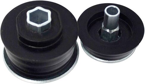 KF04058BK طقم جلبة تثبيت على الجسم لـ 1999-2007 Ford F250 F350 Super Duty 2WD 4WD، حامل كابينة الجسم باللون الأسود مع أكمام وأجهزة فولاذية in Saudi Arabia