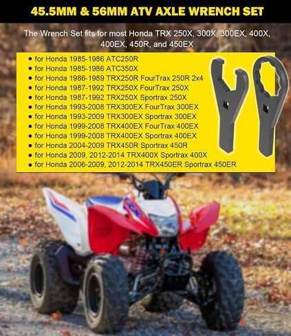 45.5 مللي متر و 56 مللي متر ATV المحور وجع مجموعة يناسب لهوندا TRX 250X 300X 300EX 400X 400EX 450R 450EX ، استبدال ل الحركة برو 08-0479 in Kuwait