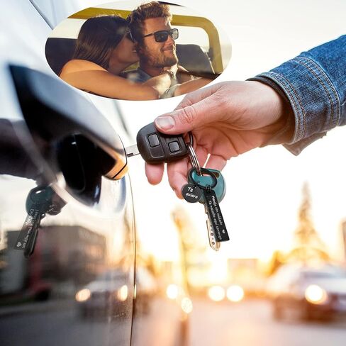 Drive Safe Keychain, Te necesito aqui conmigo Spanish Pendant I Love You Keyring Birthday Christmas Gifts for Husband in Saudi Arabia