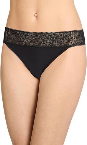 Jockey Women's Underwear Soft Touch Lace Modal Thong in Saudi Arabia
