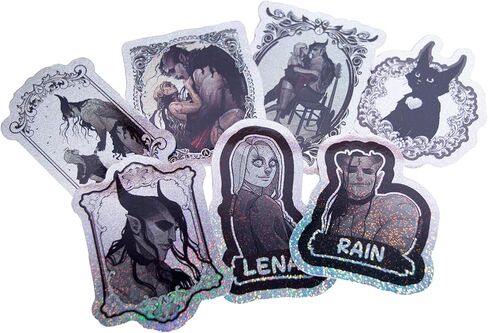 إلسترارياني | حقيبة جامعي My Cinnamon Girl - تتضمن كتاب My Cinnamon Girl ذو الغلاف الصلب + حقيبة Atnomen Glossy Tote + ملصقات مميزة - Monster Romance - Fantasy in Kuwait