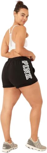 Victoria's Secret Pink Boyfriend Short for Women (XS-XL) (Small, Black) in Saudi Arabia