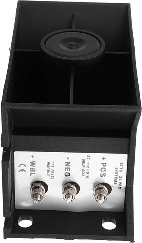 Car Reverse Horn 112dB 3 Sound Buzzer Warning Alarm Back Up Horn for Truck Excavator DC12V to 48V YC?315B2 Material Shell Wear Dust Impact Oxidation Work in Car Backup AlarmCar in Saudi Arabia