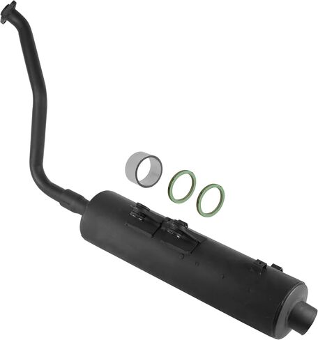 Caltric Muffler with Gasket Compatible with Kawasaki Brute Force 650 Kvf650D Kvf650 D 4X4 2005-2013 in Saudi Arabia