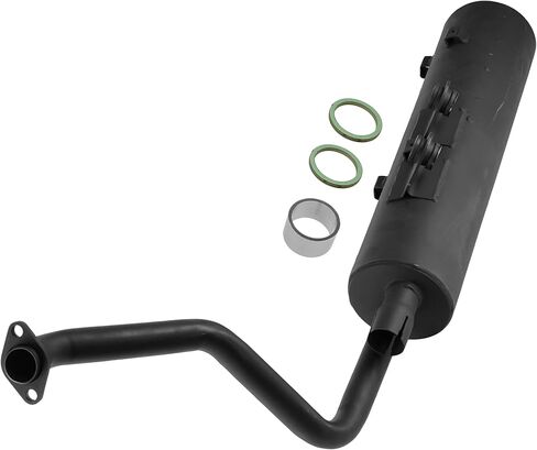 Caltric Muffler with Gasket Compatible with Kawasaki Brute Force 650 Kvf650D Kvf650 D 4X4 2005-2013 in Saudi Arabia