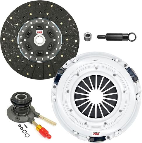 مجموعة القابض ClutchMaxPRO Performance Stage 2 مع أسطوانة تابعة متوافقة مع 1998-2002 شيفروليه كامارو Z28 SS بونتياك فايربيرد فاير هوك فورمولا ترانس آم LS1 5.7 لتر (CP04173SBWS-ST2R) in Saudi Arabia