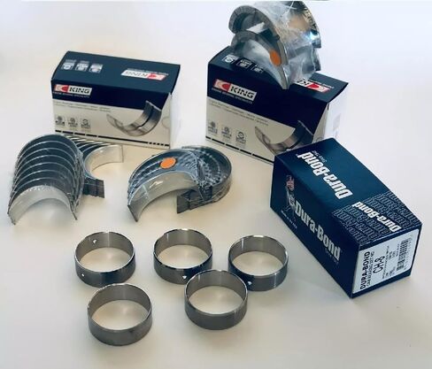 1967-02 King Rod & Main & Cam Bearings Kit Compatible with Chevy SB 305 307 327 350 383 Small Block Chevy in Saudi Arabia